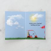 Carte Bal De Golf D'Anniversaire À Tee Pour Femme (Intérieur)