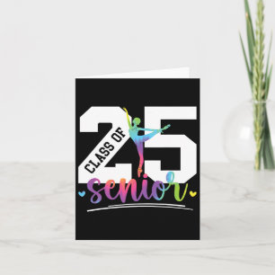 Carte Bal de la promotion 2025 Danseur senior 2025 Danse