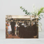 Carte Bal masqué à l'Opéra par Édouard Manet (Debout devant)