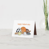 Carte Bal Sport Simple Fête des pères All Star Fan (Devant)