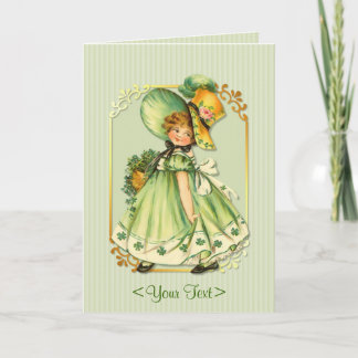 Carte Balade irlandaise de shamrock - personnalisez