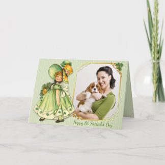 Carte Balade irlandaise de shamrock - personnalisez