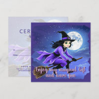 Balai volant de sorcière - Wicca Halloween 1