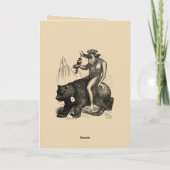 Carte Balan le duc lié à l'ours (Dos)