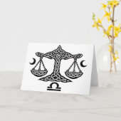 Carte Balance celtique de la Balance par BurnsInHell (Fleur jaune)
