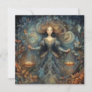 Carte Balance de la Vierge Zodiaque Astrologie Anniversa