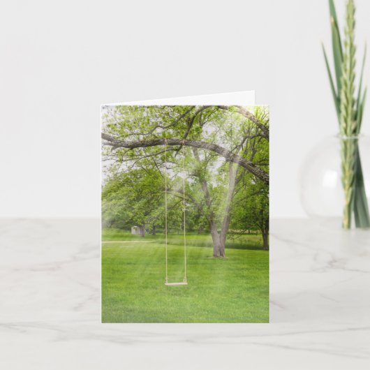 Carte Balançoire Au Soleil (Devant)