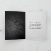 Carte Bald Eagle On Flag Sympathie Merci (Intérieur)