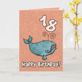 Carte baleine du BD - 18 (Fleur jaune)