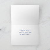 Carte Baleine d'un bon anniversaire (Intérieur)