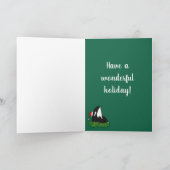 Carte Baleine tueuse Orca Christmas (Intérieur)