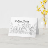 Carte Balfour Castle Scotland (Fleur jaune)