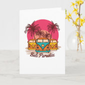 Carte Bali Paradise (Fleur jaune)