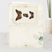 Carte Balises et pages du journal de junk papillon impri (Dos)