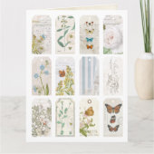 Carte Balises et pages du journal de junk papillon impri (Devant)