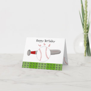Carte Ball and Bat Happy Birthday