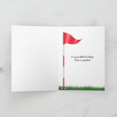 Carte Ball de golf à 67 ans en herbe (Intérieur)