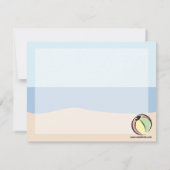 Carte Ball de plage Hip and Fun (Dos)