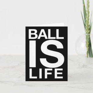 Carte Ball Est Le Logo De Vie Pour Les Ventilateurs Et L