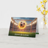 Carte Balle de Football Fiery (Fleur jaune)