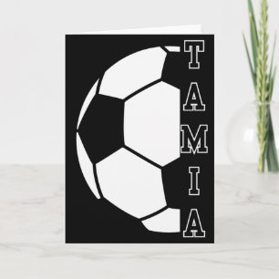 Carte Balle de football personnalisée Awesome pour enfan