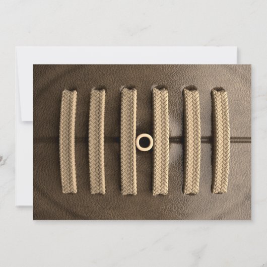 Carte Balle de rugby classique (Devant)