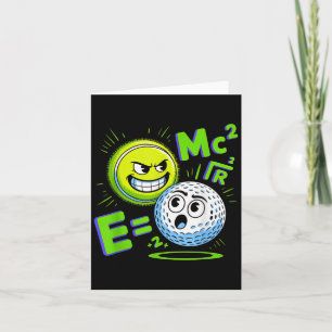 Carte Balle de tennis et duo de balle de golf Math