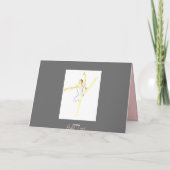 Carte Ballerina Ballet Card (Dos)