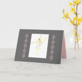 Carte Ballerina Ballet Card (Fleur jaune)