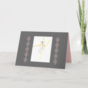 Carte Ballerina Ballet Card