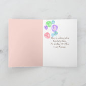 Carte Ballerina Bear pour 3ème anniversaire (Intérieur)