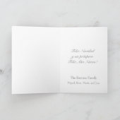 Carte Ballerina de Noël espagnole Feliz Navidad (Intérieur)