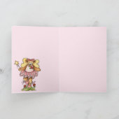 Carte Ballerine d'anniversaire (Intérieur)