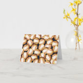 CARTE BALLES DE BASEBALL (Fleur jaune)