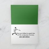 Carte Balles de baseball pour 100e anniversaire dans de (Intérieur)