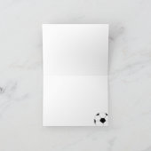 Carte Balles de football - Félicitations (Intérieur)