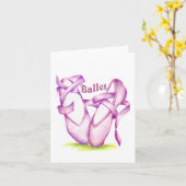 Carte Ballet (Fleur jaune)