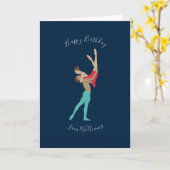 Carte Ballet (Fleur jaune)