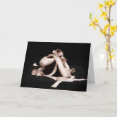Carte Ballet Chaussures (Fleur jaune)