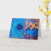 Carte Ballet et babioles, salutation faite sur commande (Fleur jaune)