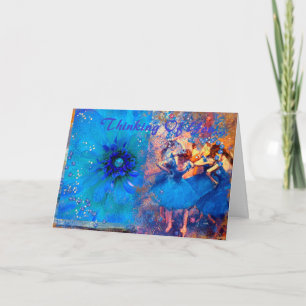 Carte Ballet et babioles, salutation faite sur commande