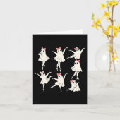 Carte Ballet Fantôme Danseur de Ballet Professeur de Dan (Fleur jaune)