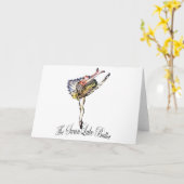 Carte Ballet original de lac swan par Latidaballet ! (Fleur jaune)