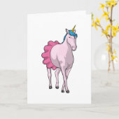 Carte Ballet Unicorn Ballerina (Fleur jaune)