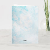 Carte Ballon d'anniversaire en montgolfière en arc-en-ci (Dos)