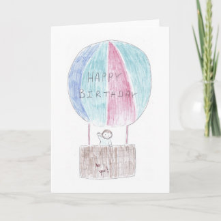 Carte Ballon de Birthday