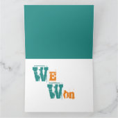 CARTE BALLON DE FOOT AMÉRICAIN (Intérieur)