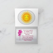 Carte Ballon Explosion Anniversaire (Intérieur)