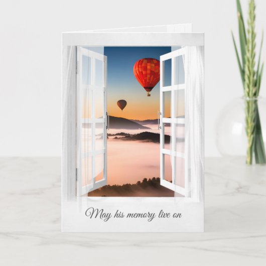 Carte Ballons à air chaud dans la sympathie de la Mist M (Devant)