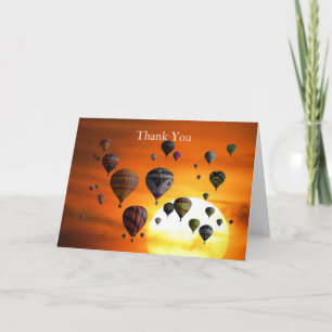 Carte Ballons à air chaud en vol